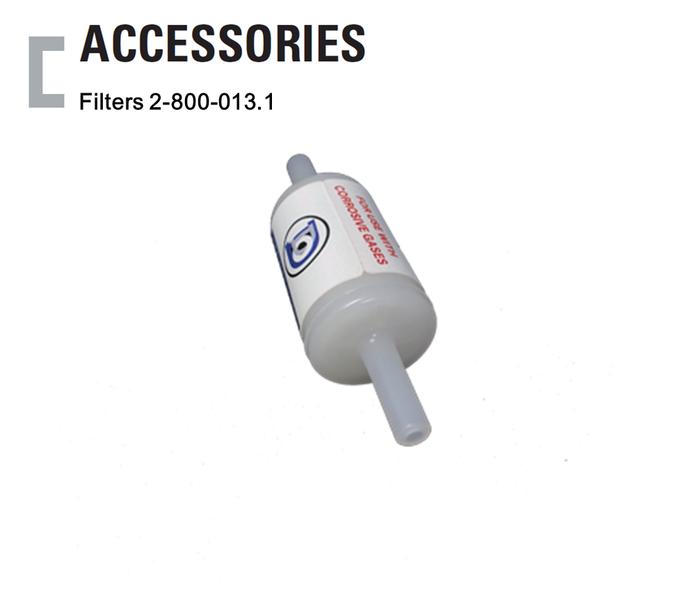 Filters 2-800-013.1, 컬러리메트릭 가스감지기 Accessories