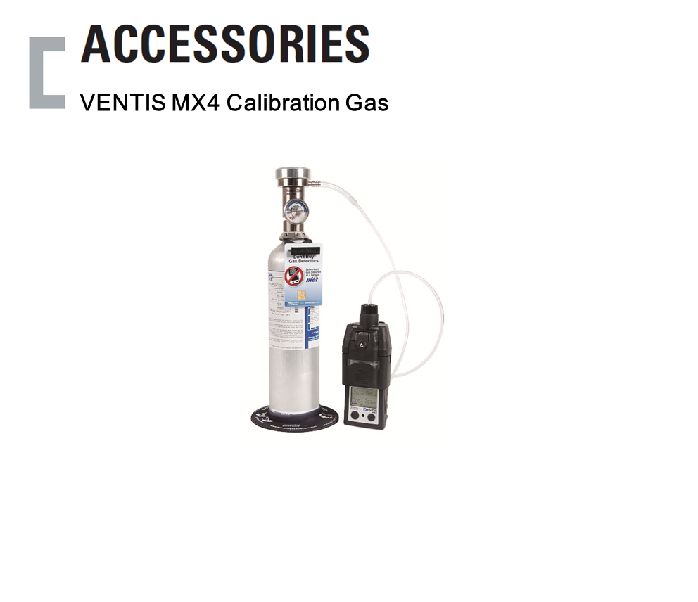 VENTIS MX4 Calibration Gas, 휴대용 가스감지기 Accessories