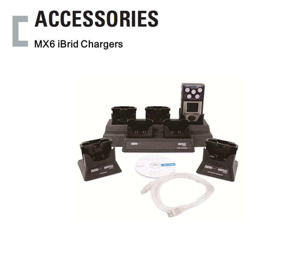 MX6 iBrid Chargers, 휴대용 가스감지기 Accessories